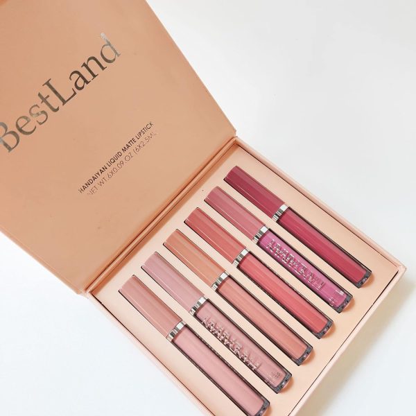 BestLand 6Pcs Matte Liquid Lipstick Makeup Set, Matte liquid Long-Lasting Wear Non-Stick Cup Not Fade Waterproof Lip Gloss (Set A) - Image 7