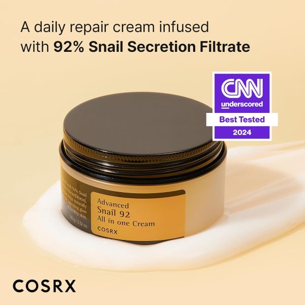 COSRX Glass Skin Ritual- Snail 92 Cream & Snail Gel Cleanser, Daily Face Gel Moisturizer and Cleanser for dry & Senstive Skin - Image 2