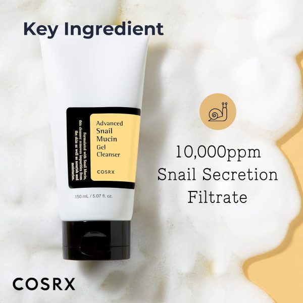 COSRX Glass Skin Ritual- Snail 92 Cream & Snail Gel Cleanser, Daily Face Gel Moisturizer and Cleanser for dry & Senstive Skin - Image 7