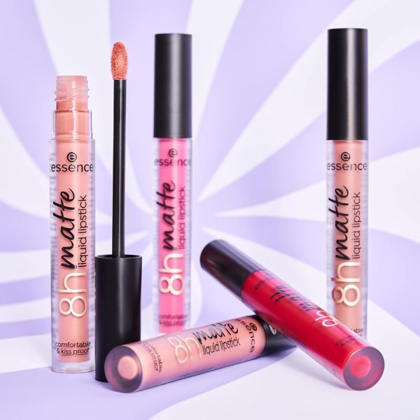 essence | 8h Matte Liquid Lipstick | Highly Pigmented with Smudge-proof Matte Finish | Vegan & Cruelty Free (05 Pink Blush) - Image 9