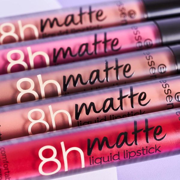 essence | 8h Matte Liquid Lipstick | Highly Pigmented with Smudge-proof Matte Finish | Vegan & Cruelty Free (05 Pink Blush) - Image 10
