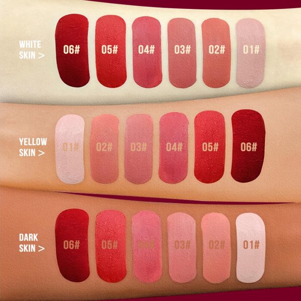 Liquid Matte Lipstick, Smudge Proof Lipstick, Nude Lipstick, Waterproof Long Lasting Creamy Lip Gloss for Women, No Sticky Lip Stick, Neutral Lipstick for Girls - Image 3