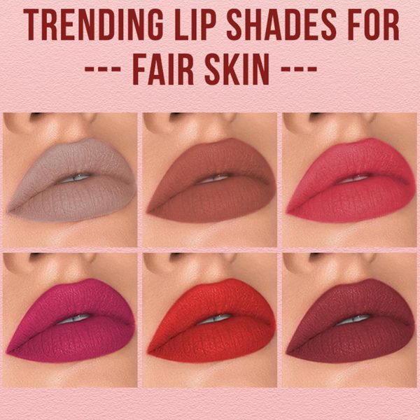 Liquid Matte Lipstick, Smudge Proof Lipstick, Nude Lipstick, Waterproof Long Lasting Creamy Lip Gloss for Women, No Sticky Lip Stick, Neutral Lipstick for Girls - Image 8