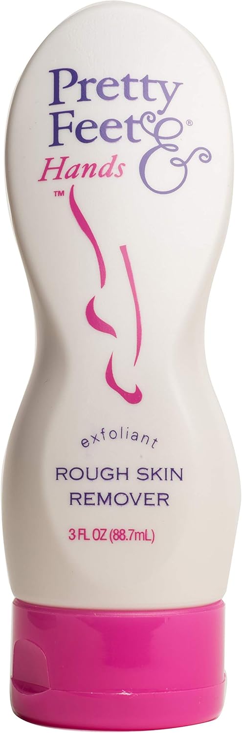 Pretty Feet & Hands Rough Skin Remover-Exfoliant, 3 Fluid Ounce