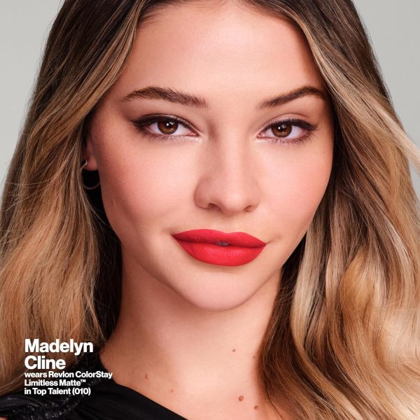 REVLON Lipstick, ColorStay Limitless Matte Liquid Lipstick, Vegan Formula, No-Budge Matte, Longwear Lipstick, Long Lasting, Lightweight/Comfortable, Waterproof, 006 Manifest, 0.17 fl oz - Image 7