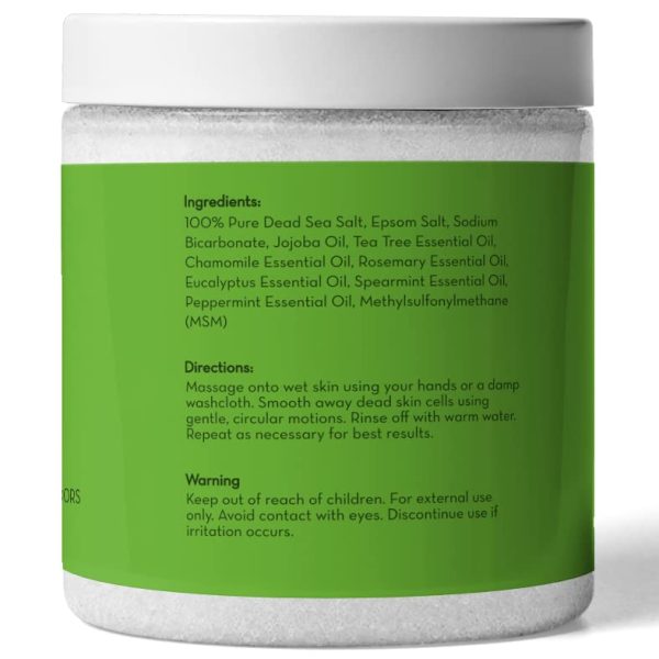 Tea Tree Oil Foot Scrub, 12 ounces - Cleanses and Exfoliates - Attacks the Cause of Smelly Feet - Great for Athletes - by Pure Body Naturals - Image 7