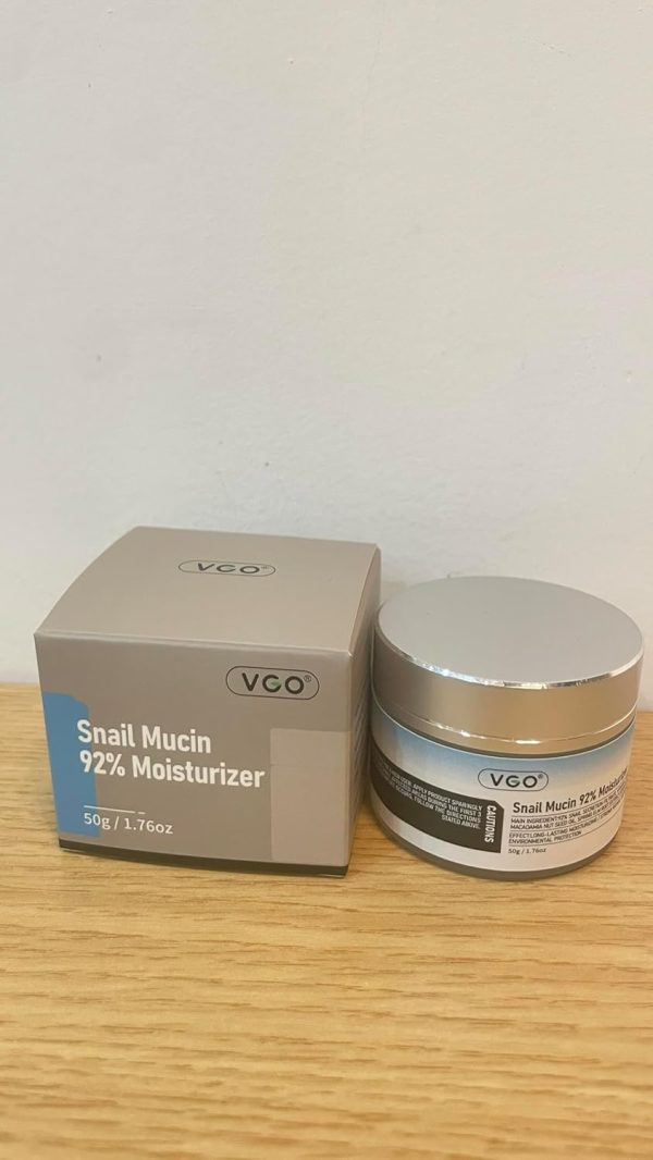 VGO Snail Mucin 92% Moisturizer Daily Face Moisturizer Hydrating Repair Face Gel Cream for Dry & Sensitive Skin, All Skin Types 50g / 1.76oz - Image 7